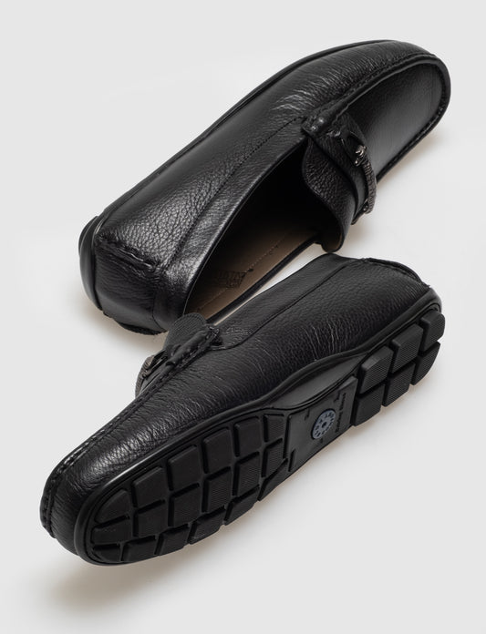 Cabani 010M183F Erkek %100 Hakiki Deri loafer & makosen Siyah