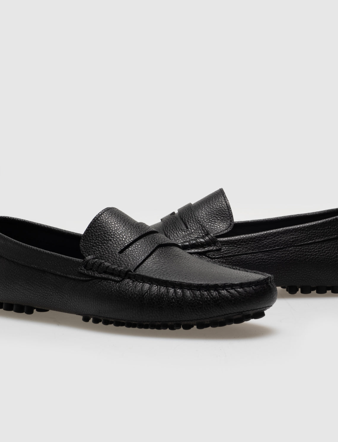 Cabani 10043 Erkek %100 Hakiki Deri Günlük Ayakkabı Siyah Floter