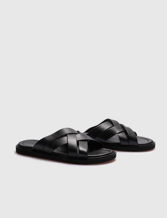 Cabani 402 Erkek %100 Hakiki Deri Günlük Siyah Fsn - Siyah Deri