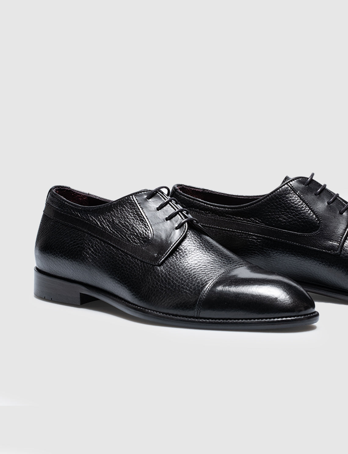 Cabani 7343 Erkek %100 Hakiki Deri Klasik Ayakkabı Siyah