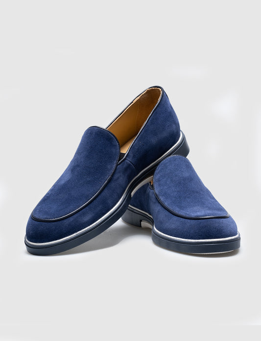 Cabani 8419 Erkek %100 Hakiki Deri Günlük Ayakkabı Laci Süet-G.Malak