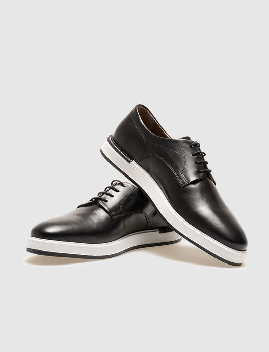 Cabani 324-07 Erkek %100 Hakiki Deri Günlük Ayakkabı Siyah