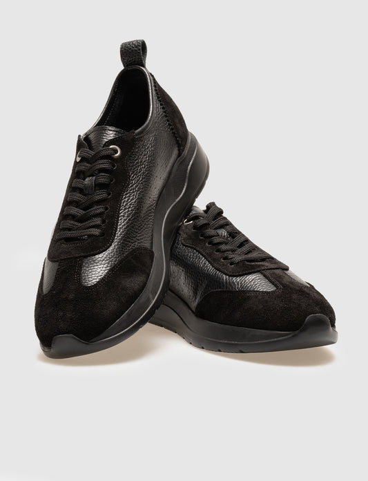 Cabani 116-78 Erkek Süet Hakiki Deri Günlük Ayakkabı Siyah