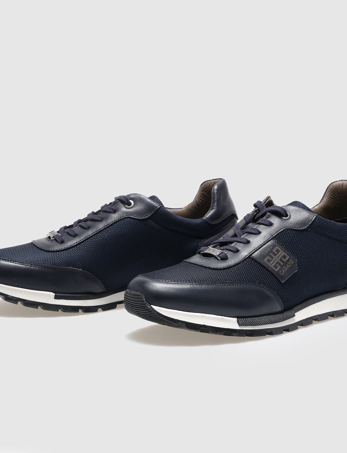 Cabani 460M1691 Erkek Triko Sneaker Ayakkabı 1173 Laci Triko-Laci Deri