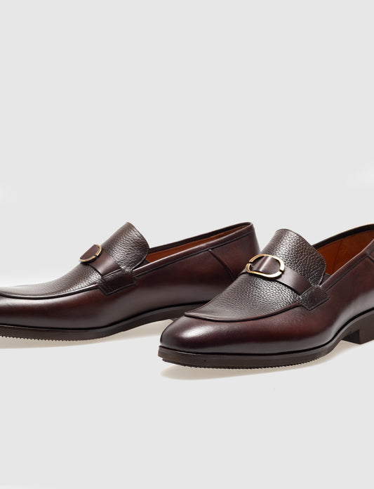 Cabani 9445 Erkek %100 Hakiki Deri Klasik Ayakkabı Kahve Deri