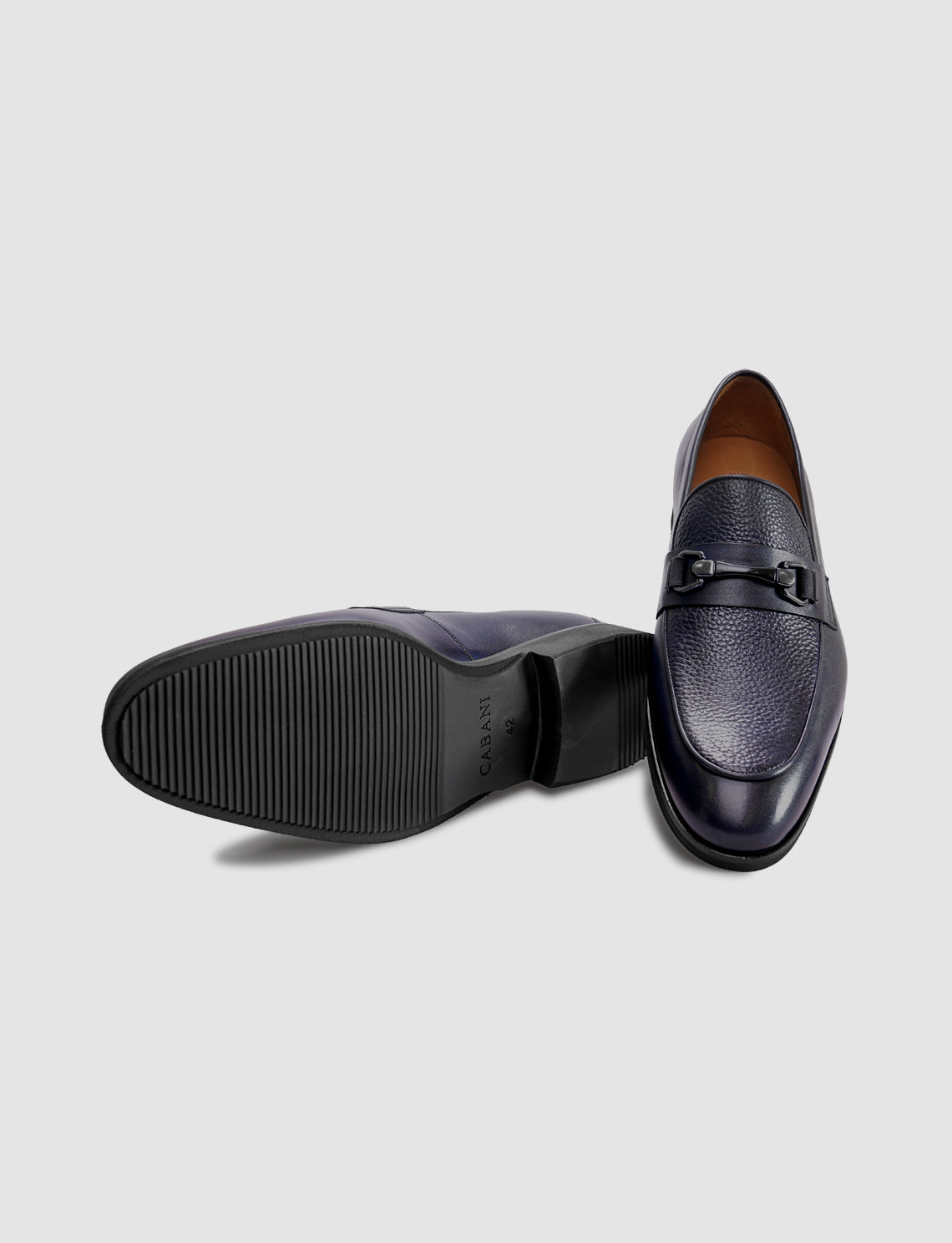 Cabani 9440-3 Erkek %100 Hakiki Deri Klasik Ayakkabı Lacivert