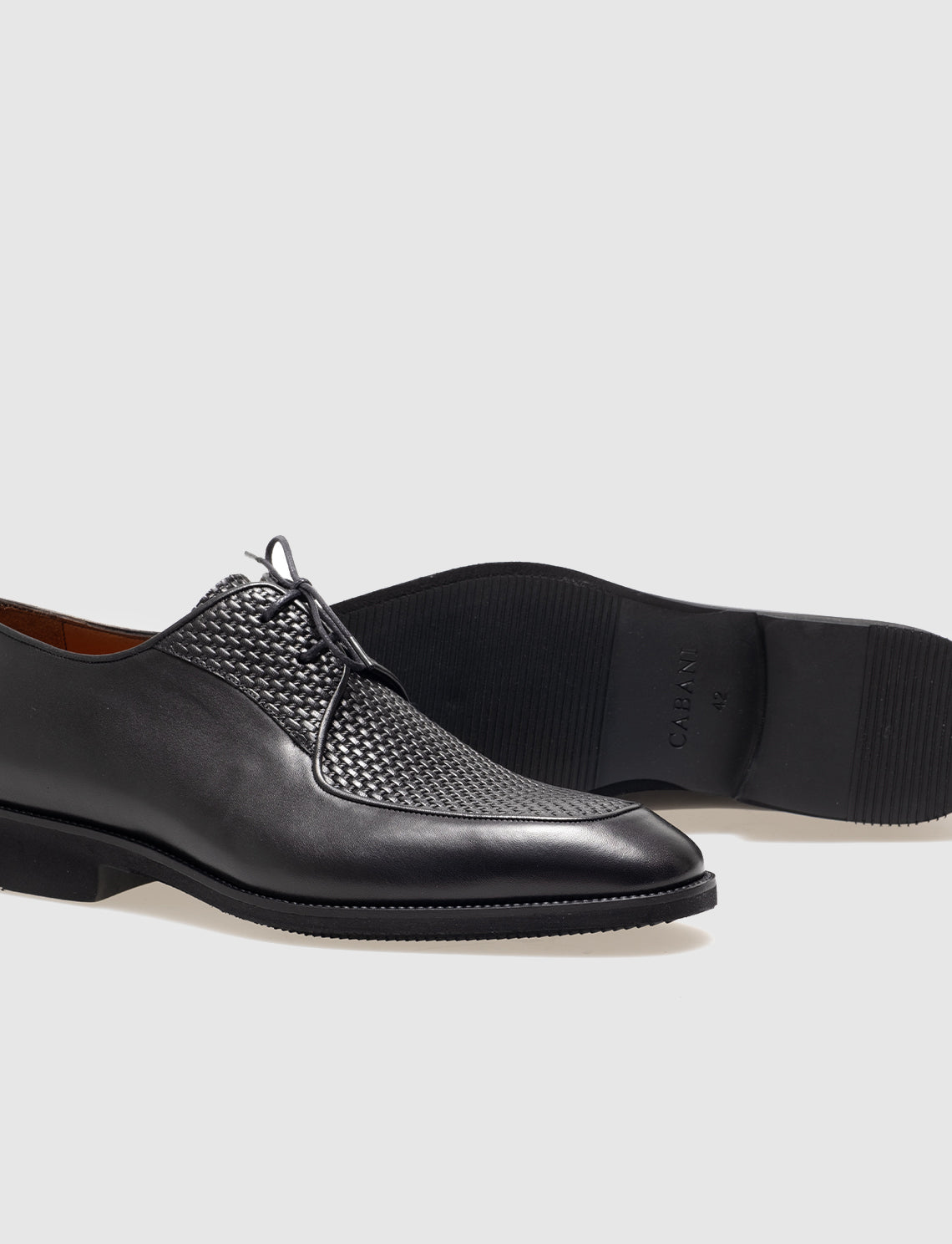 Cabani 2011 Erkek %100 Hakiki Deri Klasik Ayakkabı Siyah