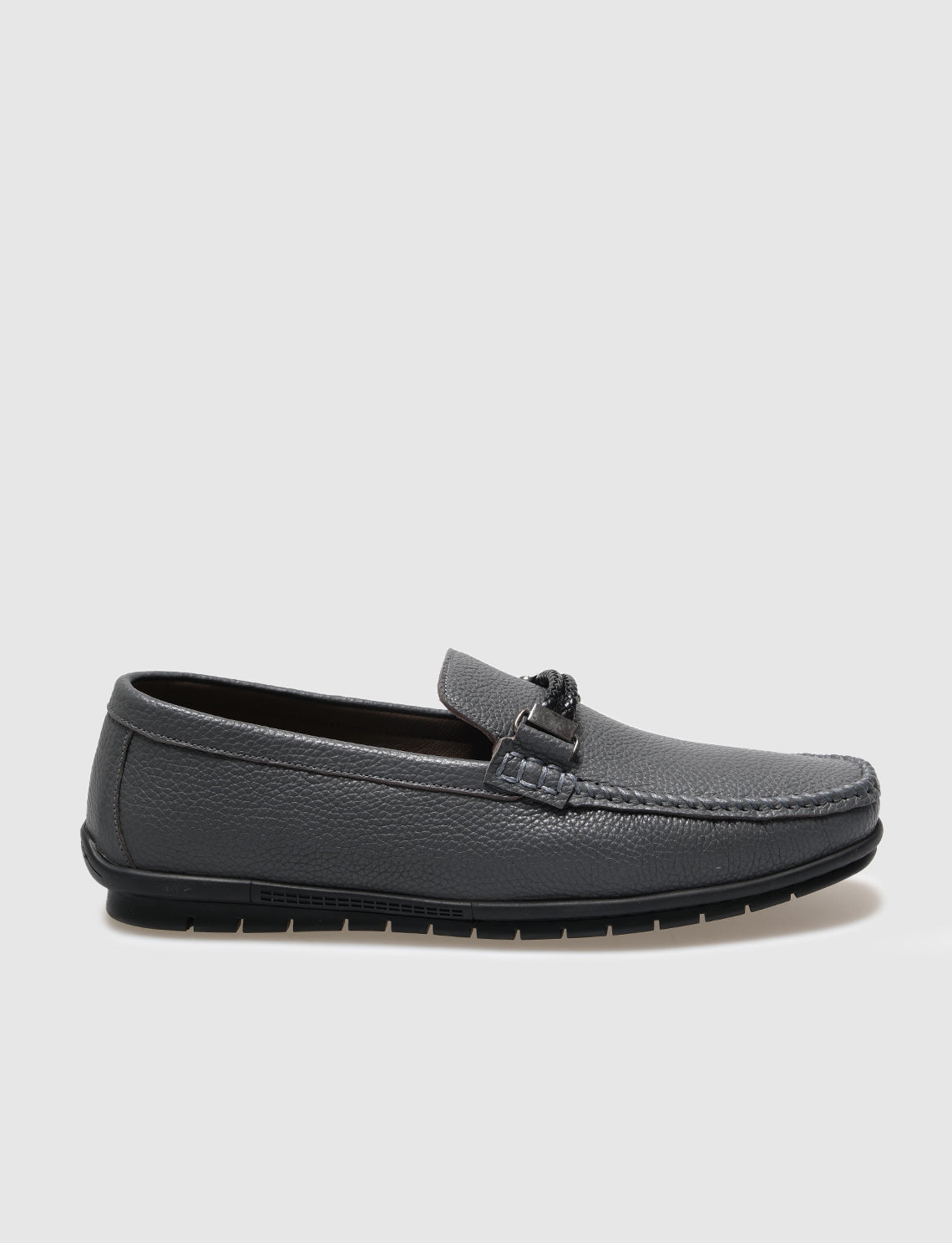 Cabani 576M098E Erkek %100 Hakiki Deri loafer & makosen 1270 Gri Geyik