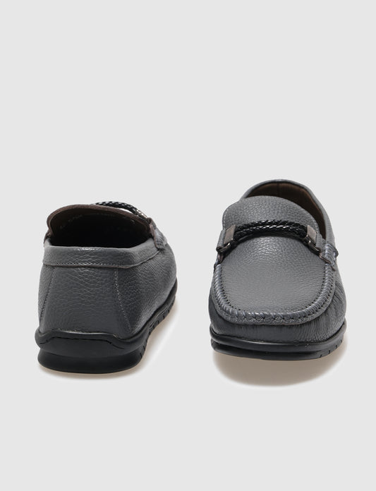 Cabani 576M098E Erkek %100 Hakiki Deri loafer & makosen 1270 Gri Geyik