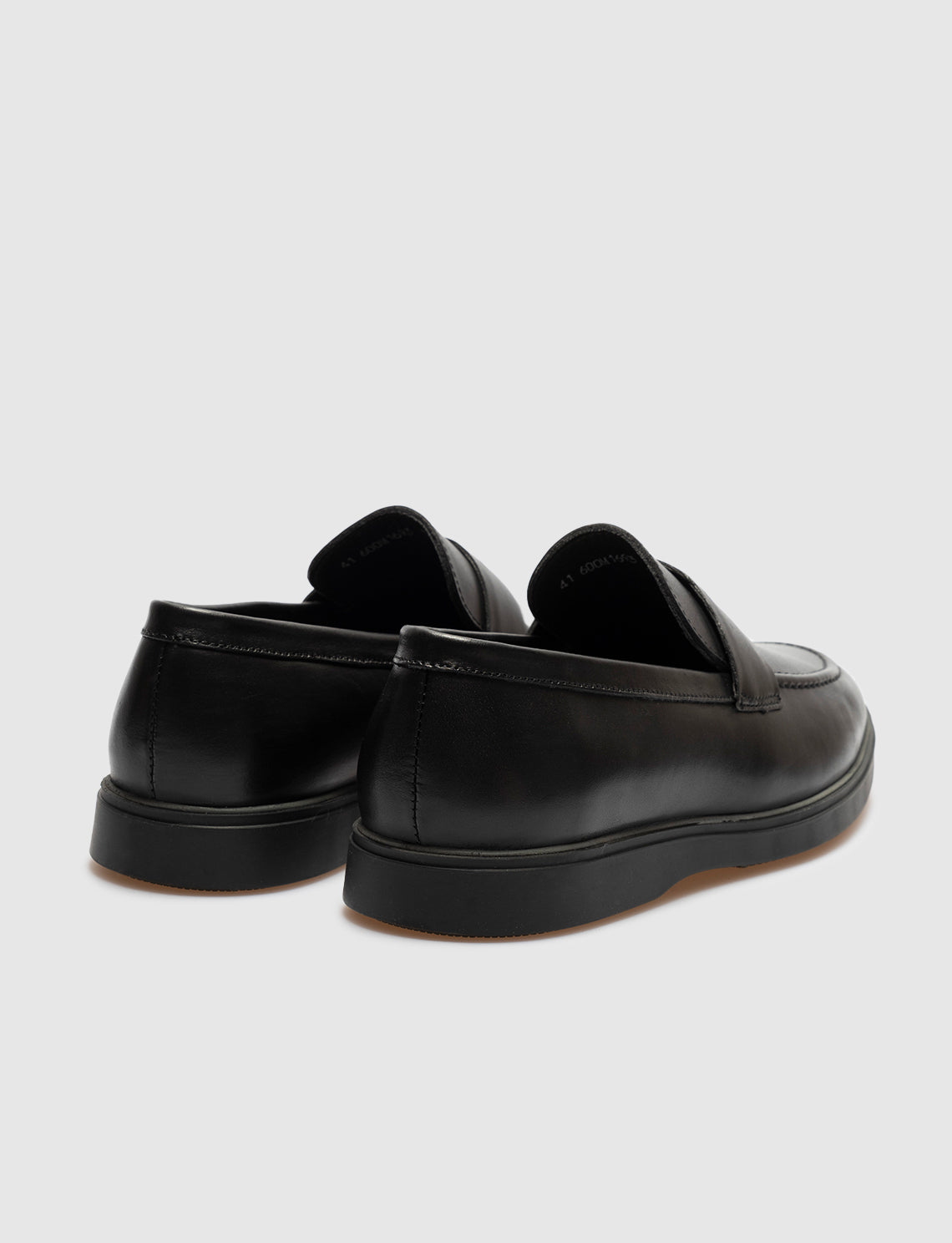 Cabani 600M1693 Erkek %100 Hakiki Deri Sneaker Ayakkabı 017 Siyah Antik-Siyah Geyik