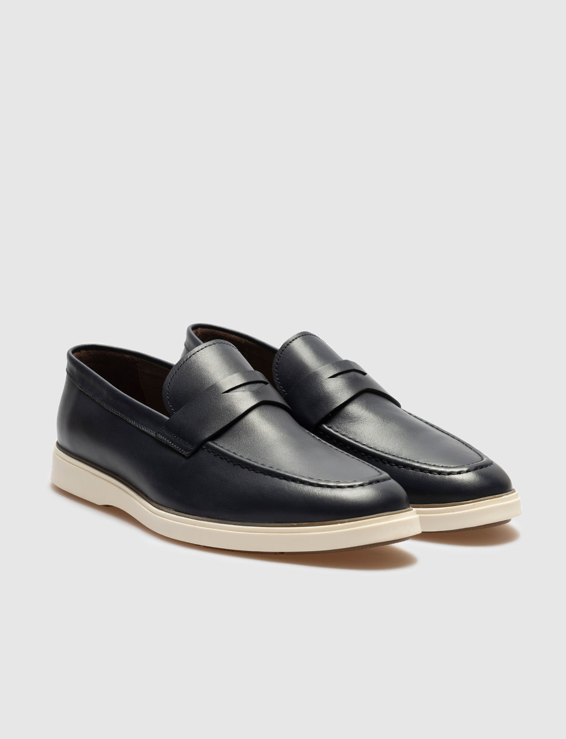 Cabani 600M1693 Erkek %100 Hakiki Deri Sneaker Ayakkabı Lacivert