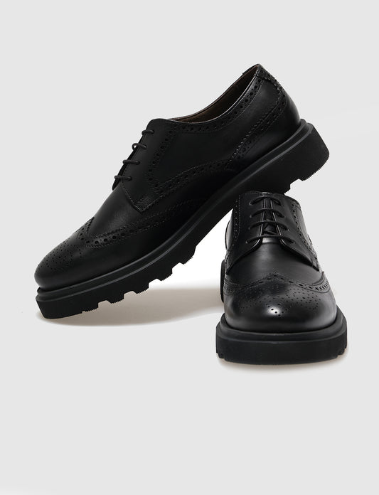 Cabani 584M506 Erkek %100 Hakiki Deri Sneaker Ayakkabı Siyah