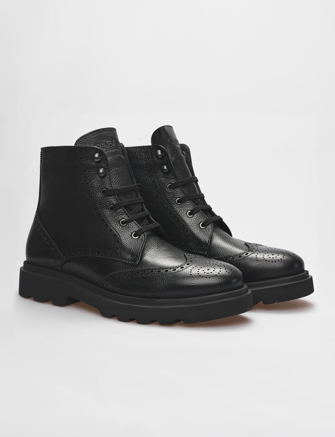 Cabani 584C741 Erkek %100 Hakiki Deri Günlük Bot Siyah