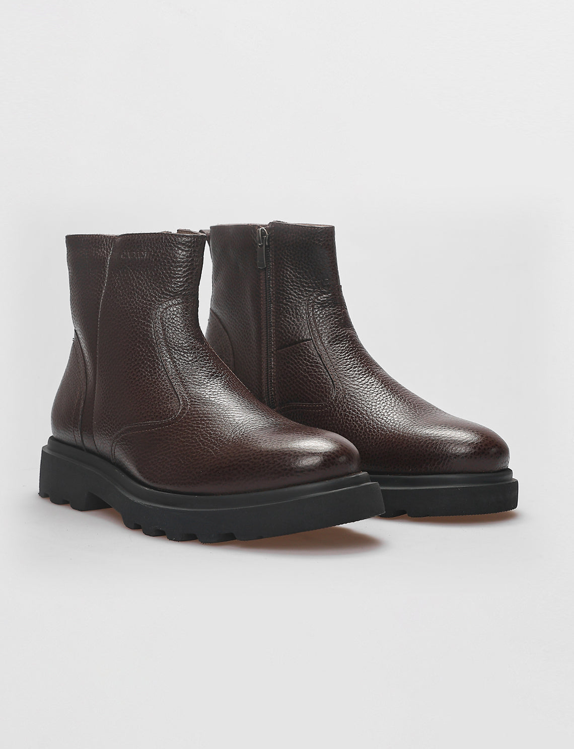 Cabani 584E1653 Erkek %100 Hakiki Deri Loafer Bot Kahverengi