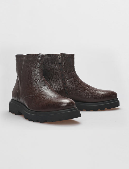 Cabani 584E1653 Erkek %100 Hakiki Deri Loafer Bot 327 Kahve Kırma Floter