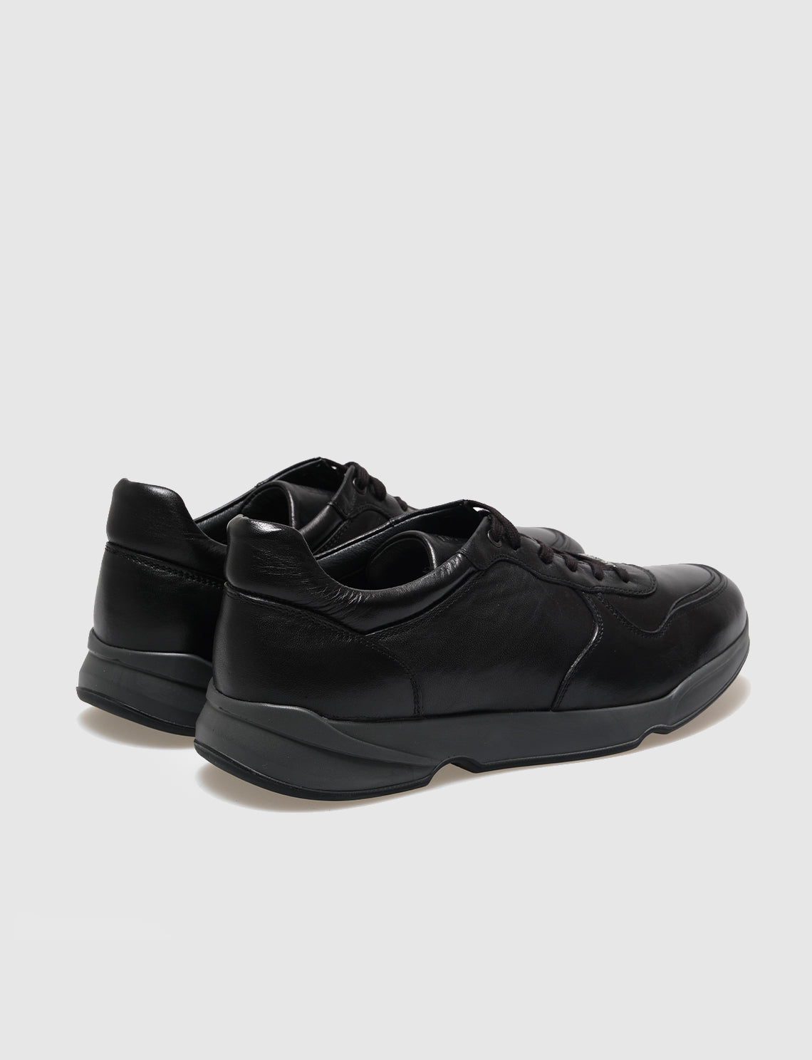 Cabani 588C1678 Erkek %100 Hakiki Deri Sneaker Ayakkabı Siyah