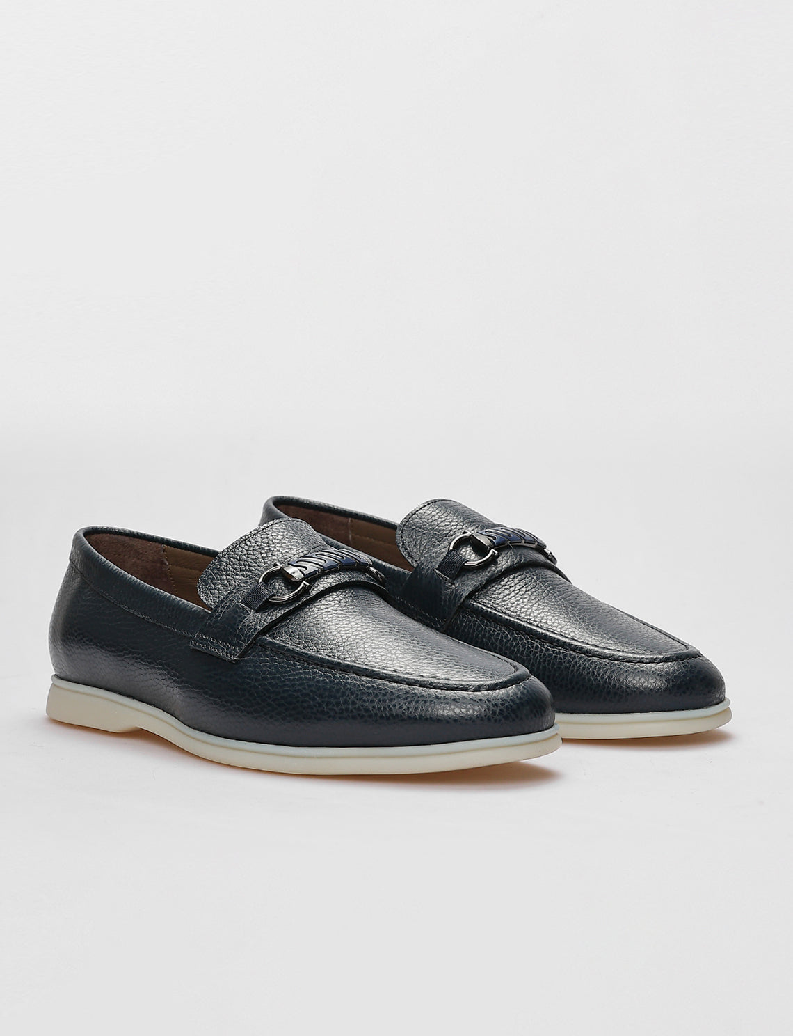 Cabani 572M1675D Erkek %100 Hakiki Deri loafer & makosen Lacivert