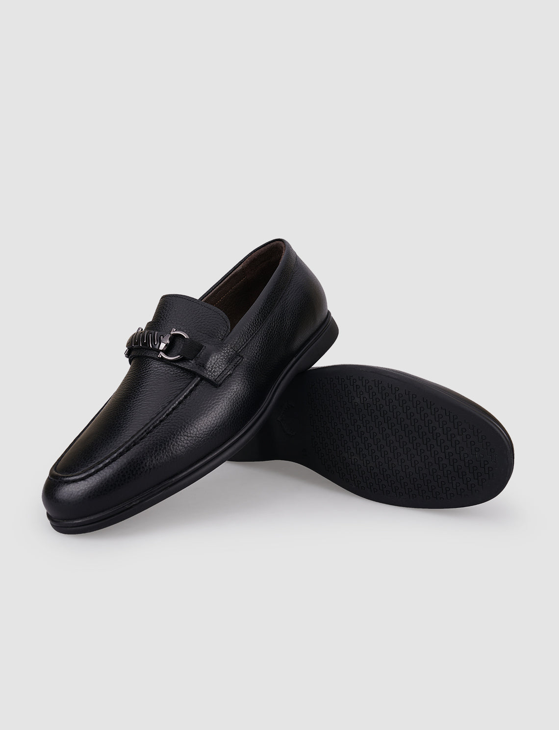 Cabani 572M1675D Erkek %100 Hakiki Deri loafer & makosen Siyah