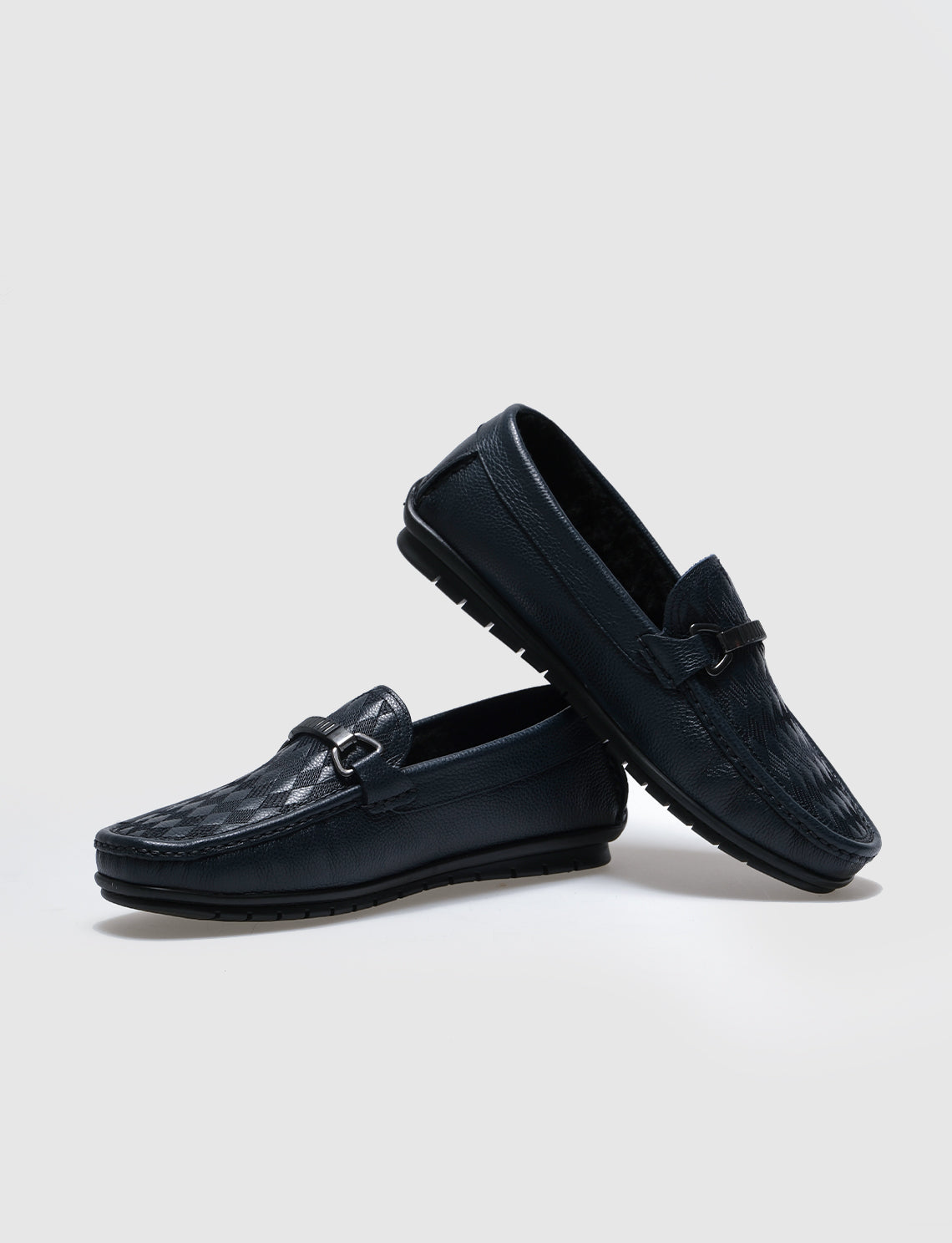 Cabani 576K5823F Erkek %100 Hakiki Deri Sneaker Ayakkabı Lacivert