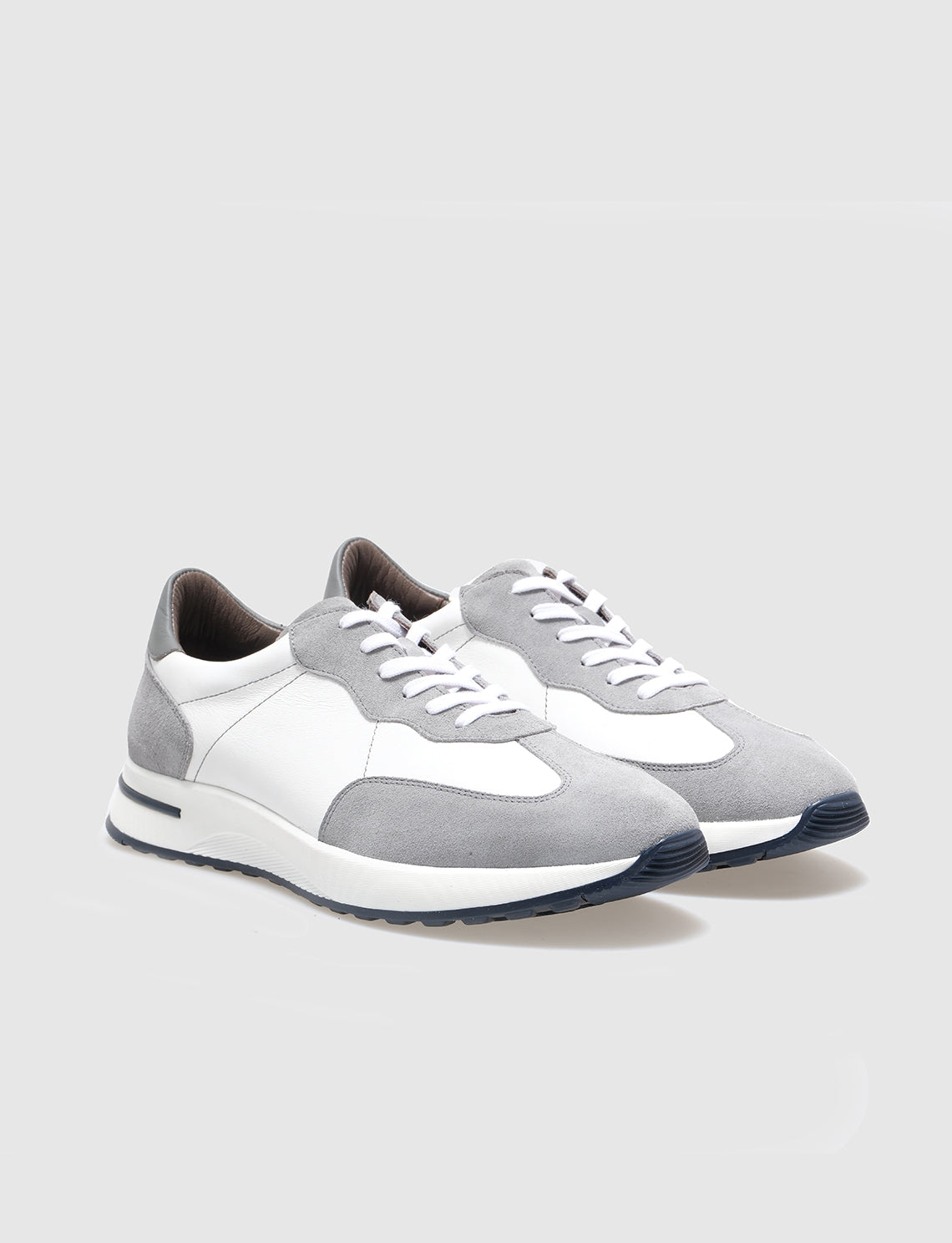 Cabani 598M1634 Erkek %100 Hakiki Deri Sneaker Ayakkabı Gri