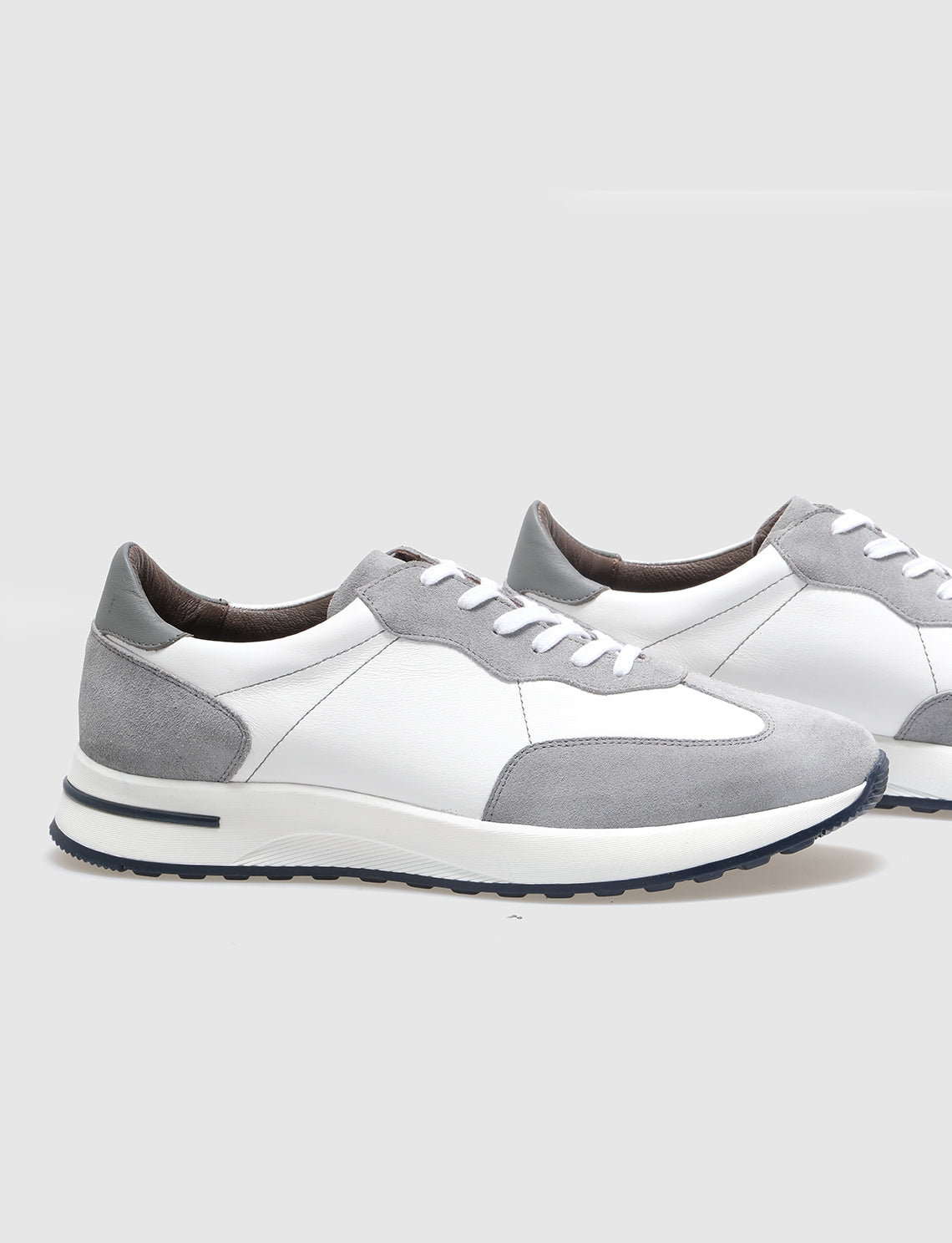 Cabani 598M1634 Erkek %100 Hakiki Deri Sneaker Ayakkabı Gri