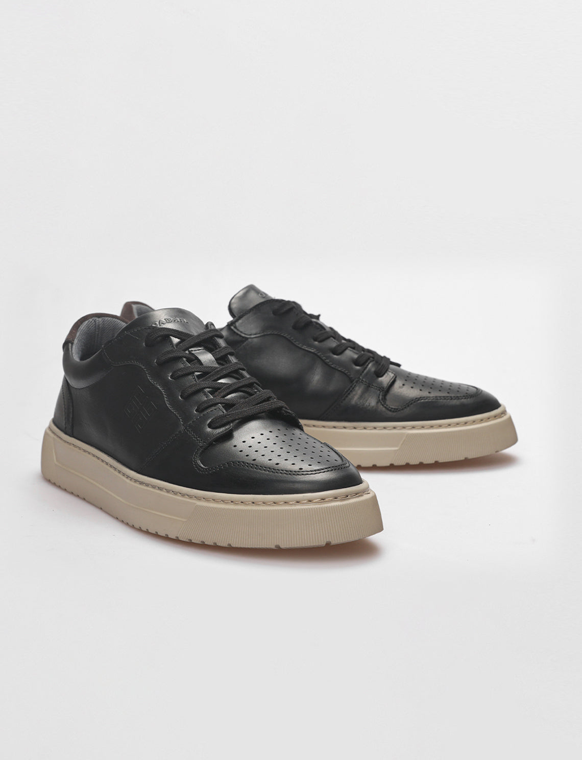 Cabani 603B1695B Erkek %100 Hakiki Deri Sneaker Ayakkabı Siyah