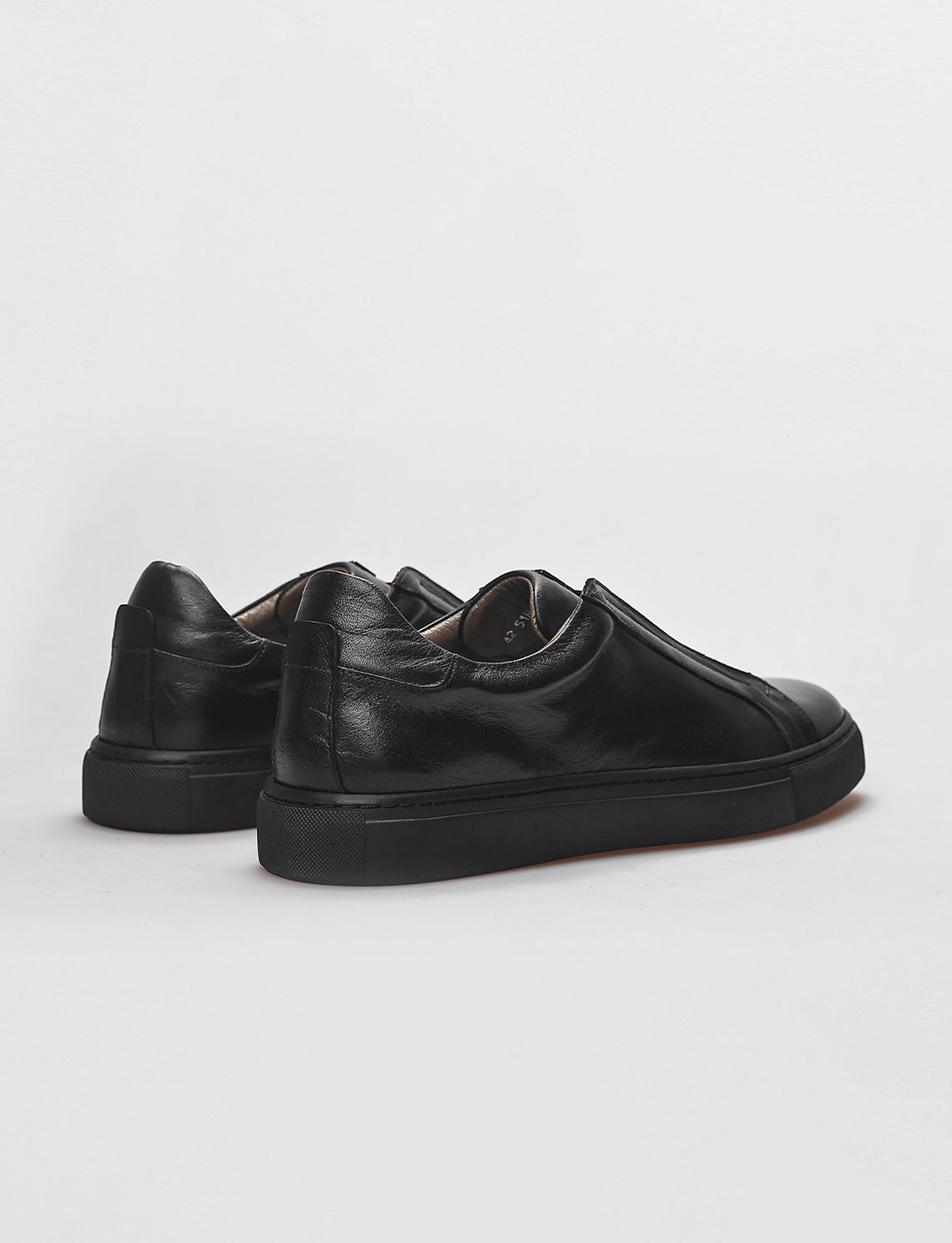 Cabani 518M1647 Erkek %100 Hakiki Deri Sneaker Ayakkabı 400 Siyah Napa