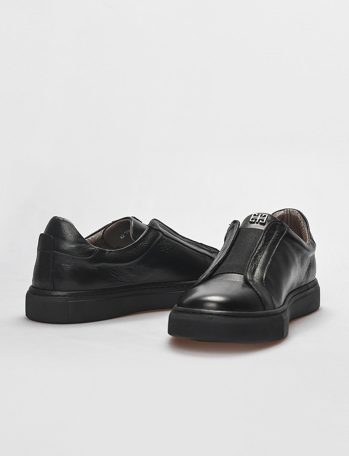 Cabani 518M1647 Erkek %100 Hakiki Deri Sneaker Ayakkabı 400 Siyah Napa