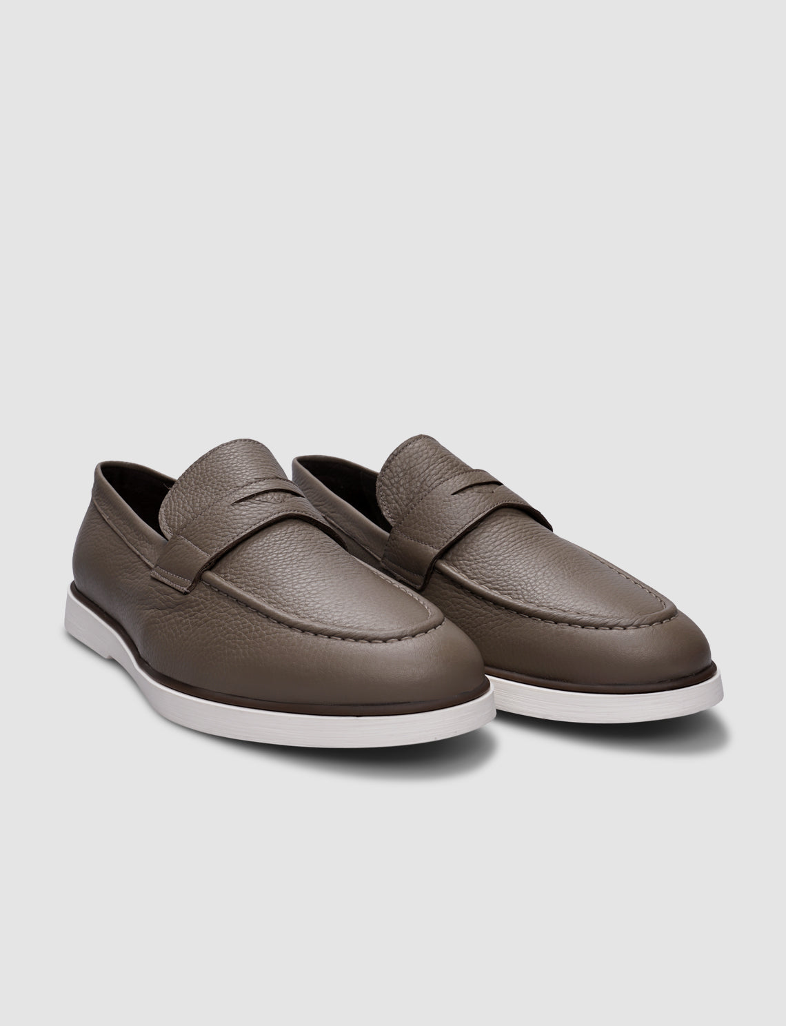 Cabani 628M1693 Erkek %100 Hakiki Deri Sneaker Ayakkabı 1273 Vizon Geyik