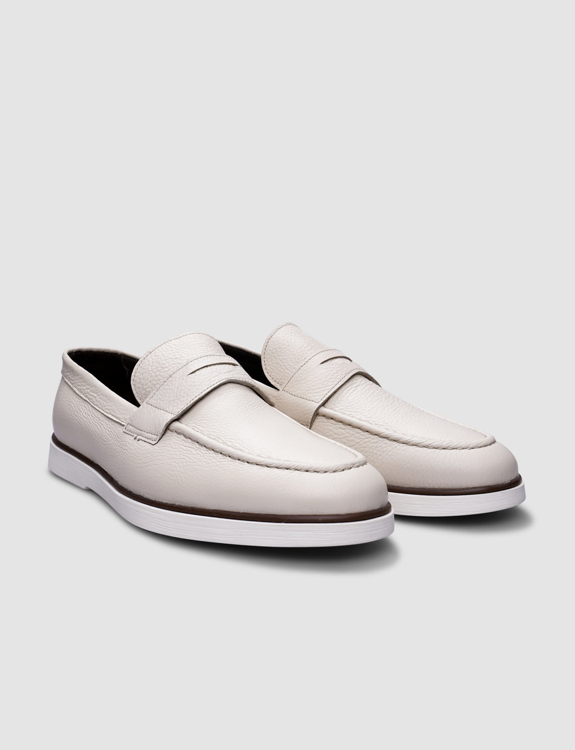 Cabani 628M1693 Erkek %100 Hakiki Deri Sneaker Ayakkabı Bej