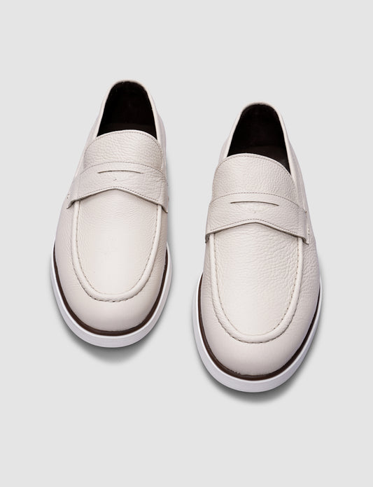 Cabani 628M1693 Erkek %100 Hakiki Deri Sneaker Ayakkabı Bej