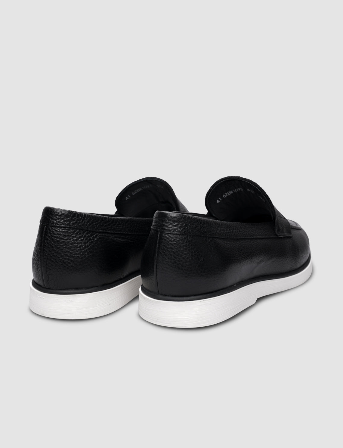 Cabani 628M1693 Erkek %100 Hakiki Deri Sneaker Ayakkabı 432 Siyah Geyik