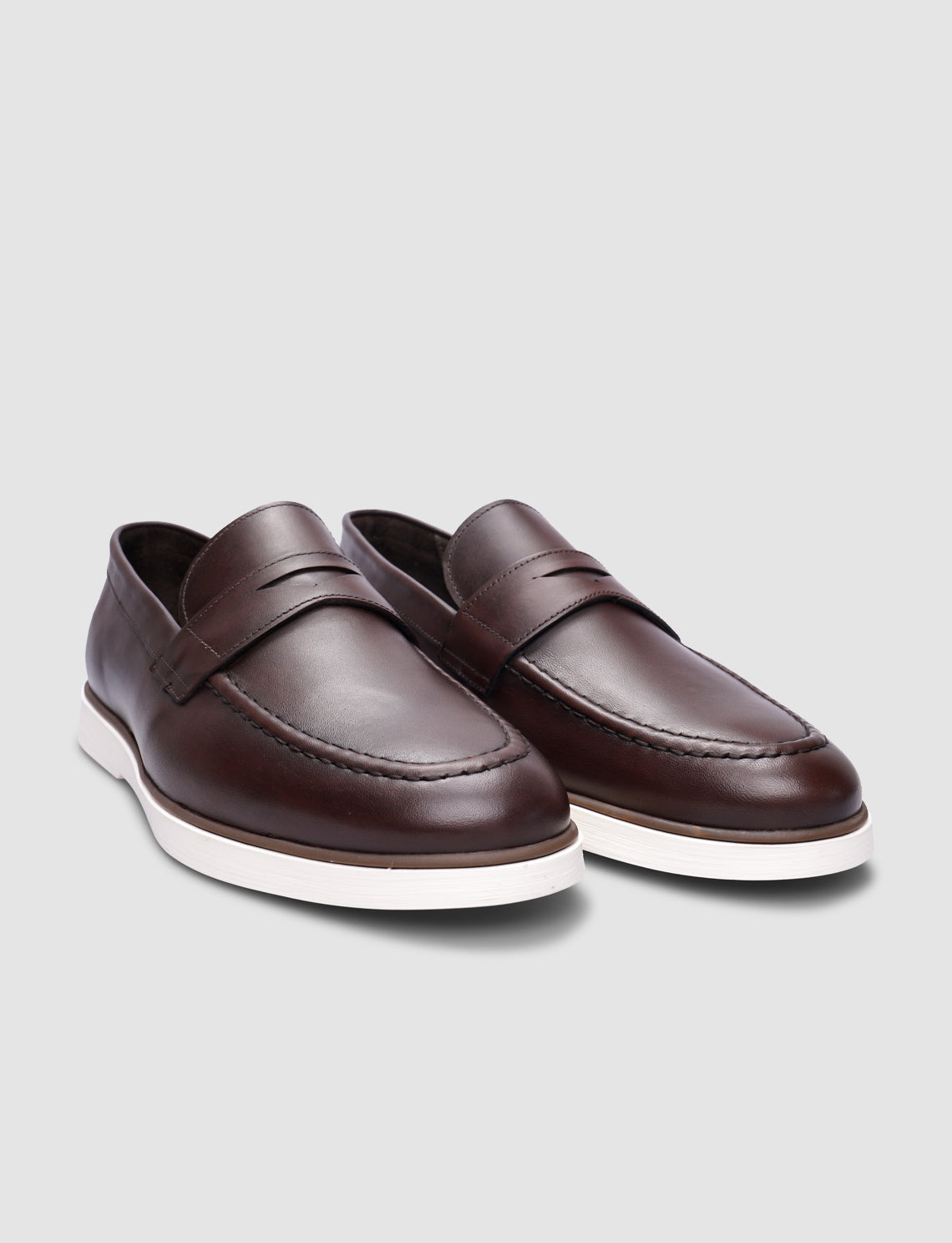 Cabani 628M1693 Erkek %100 Hakiki Deri Sneaker Ayakkabı 022 Kahve Flap