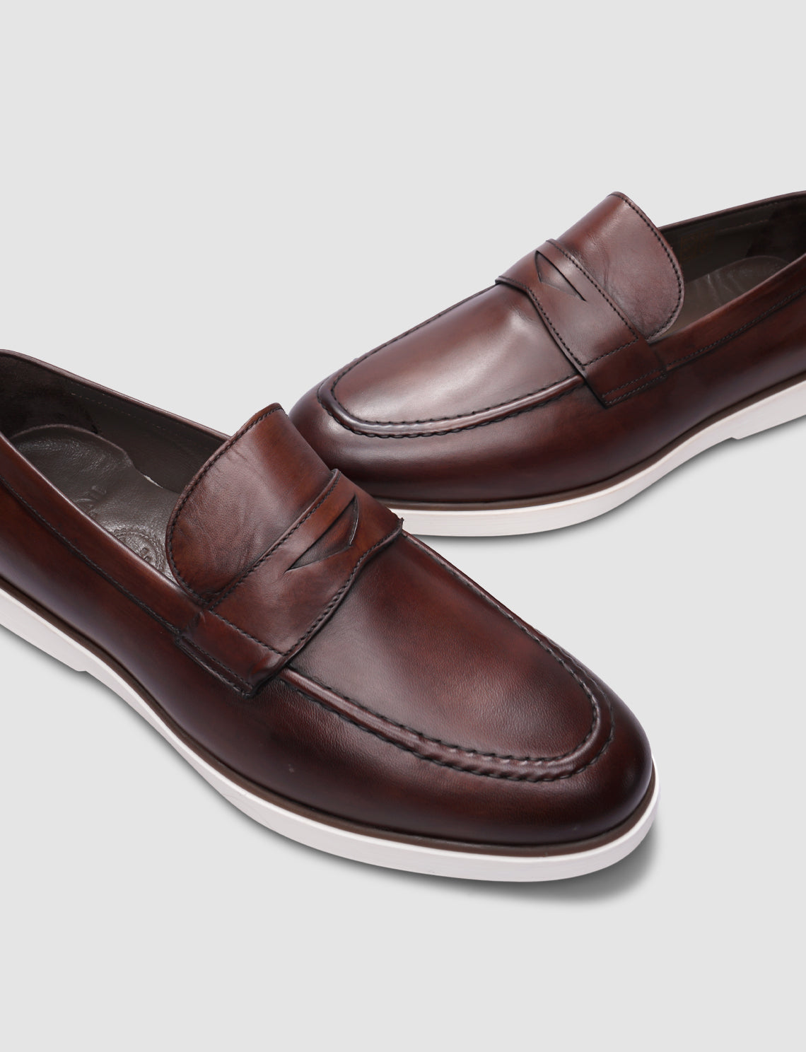 Cabani 628M1693 Erkek %100 Hakiki Deri Sneaker Ayakkabı 691 Kahve Sanetta