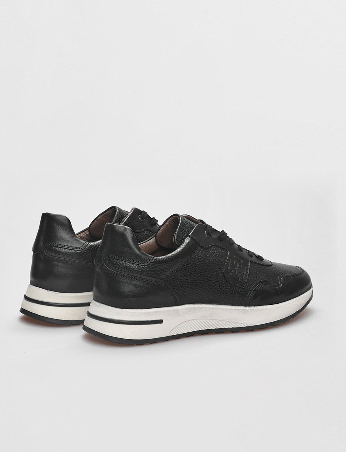 Cabani 598M1499 Erkek %100 Hakiki Deri Sneaker Ayakkabı Siyah