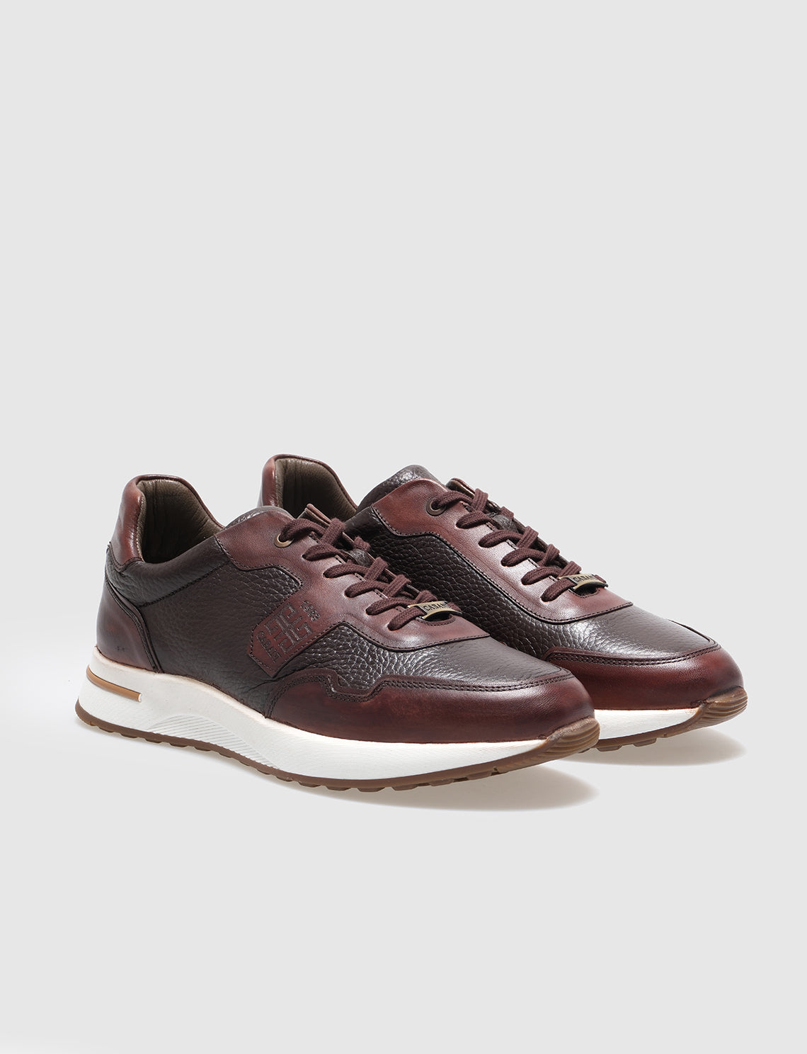 Cabani 598M1499 Erkek %100 Hakiki Deri Sneaker Ayakkabı 691 Kahve Sannetta