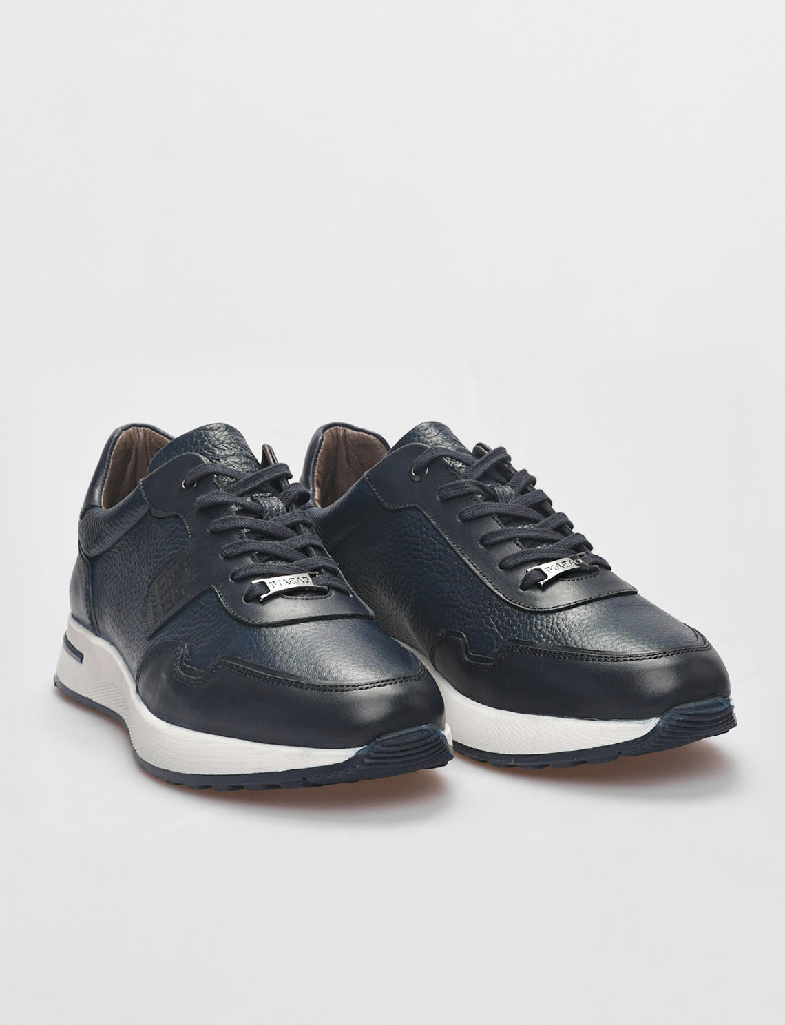 Cabani 598M1499 Erkek %100 Hakiki Deri Sneaker Ayakkabı Lacivert