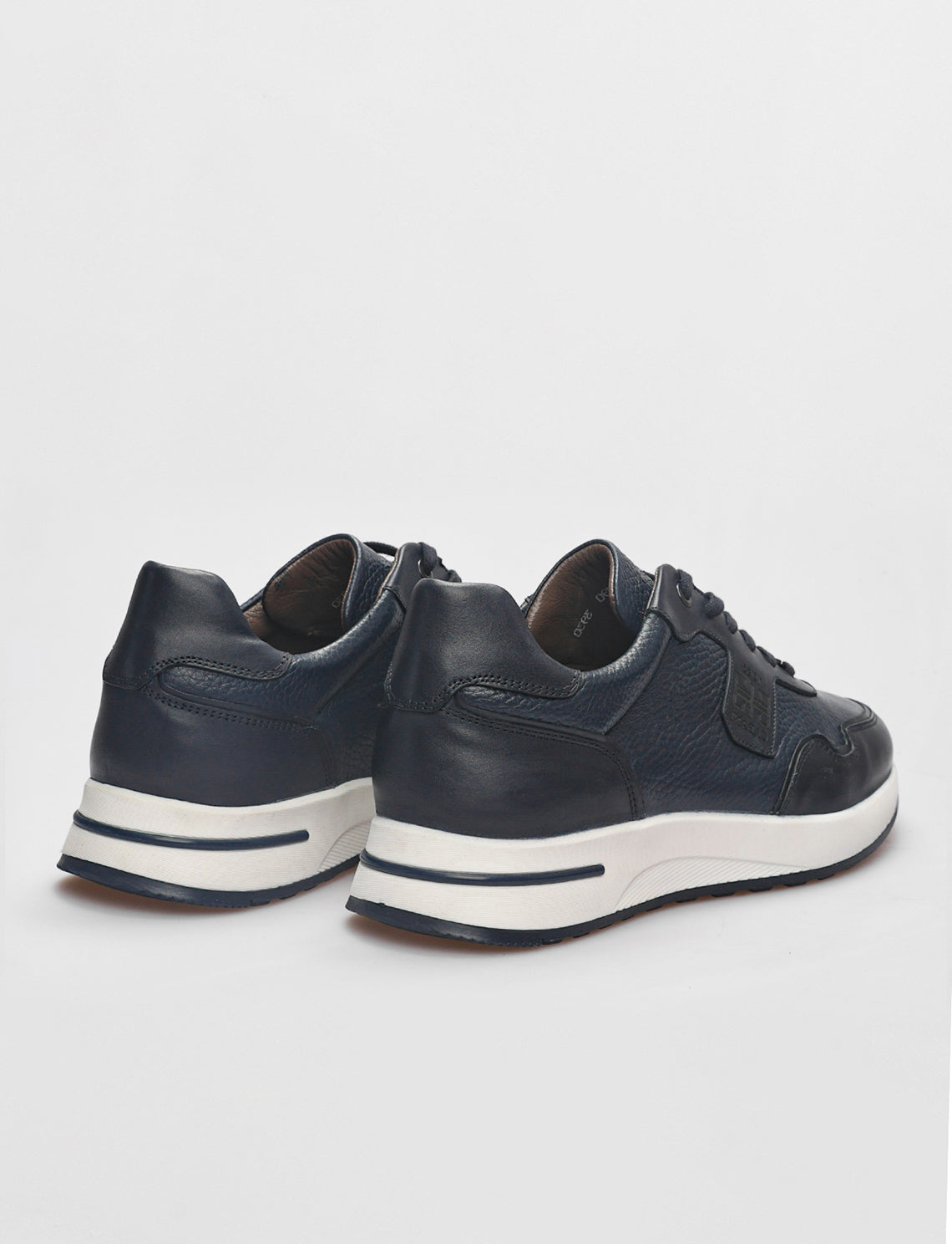 Cabani 598M1499 Erkek %100 Hakiki Deri Sneaker Ayakkabı Lacivert