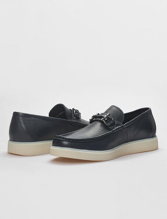 Cabani 605M1133 Erkek %100 Hakiki Deri Günlük Ayakkabı Lacivert