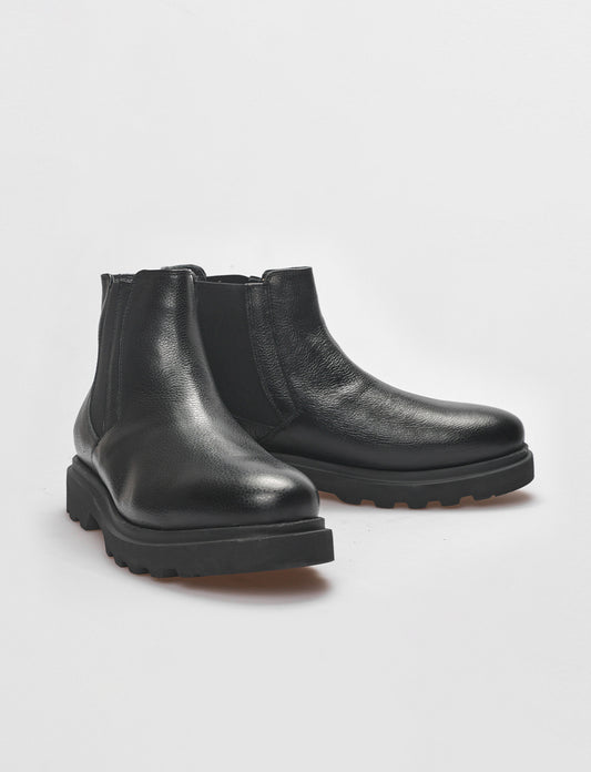 Cabani 584K897 Erkek %100 Hakiki Deri Loafer Bot Siyah