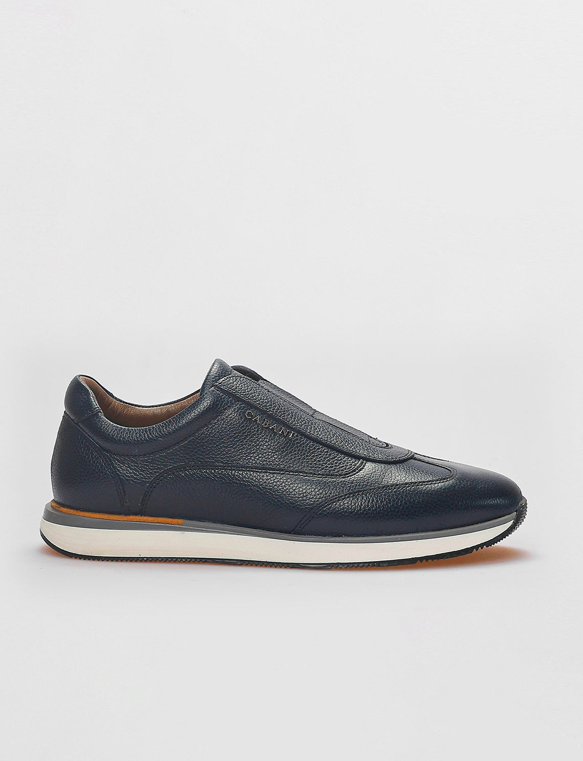 Cabani 570C968 Erkek %100 Hakiki Deri Sneaker Ayakkabı Lacivert