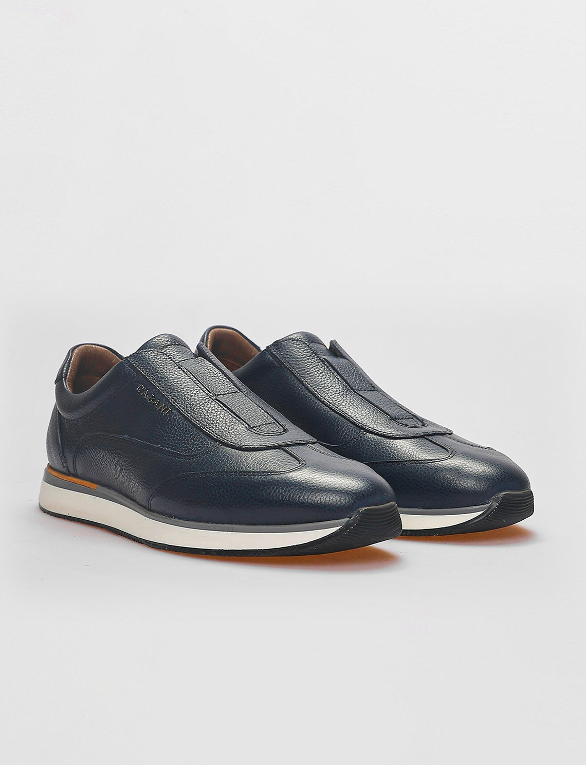Cabani 570C968 Erkek %100 Hakiki Deri Sneaker Ayakkabı Lacivert