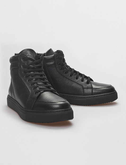 Cabani 454K1644 Erkek %100 Hakiki Deri Loafer Bot Siyah