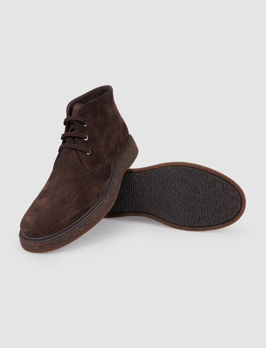 Cabani 583M957 Erkek Süet Hakiki Deri Günlük Bot Kahverengi