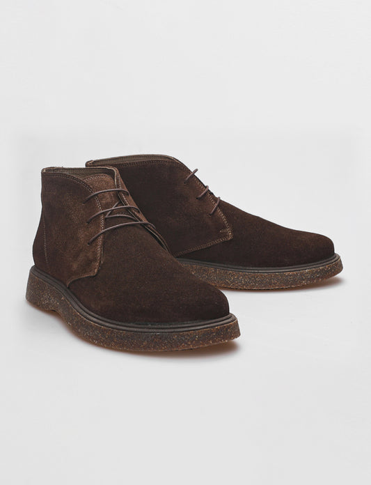 Cabani 583K957 Erkek Süet Hakiki Deri Günlük Bot Kahverengi