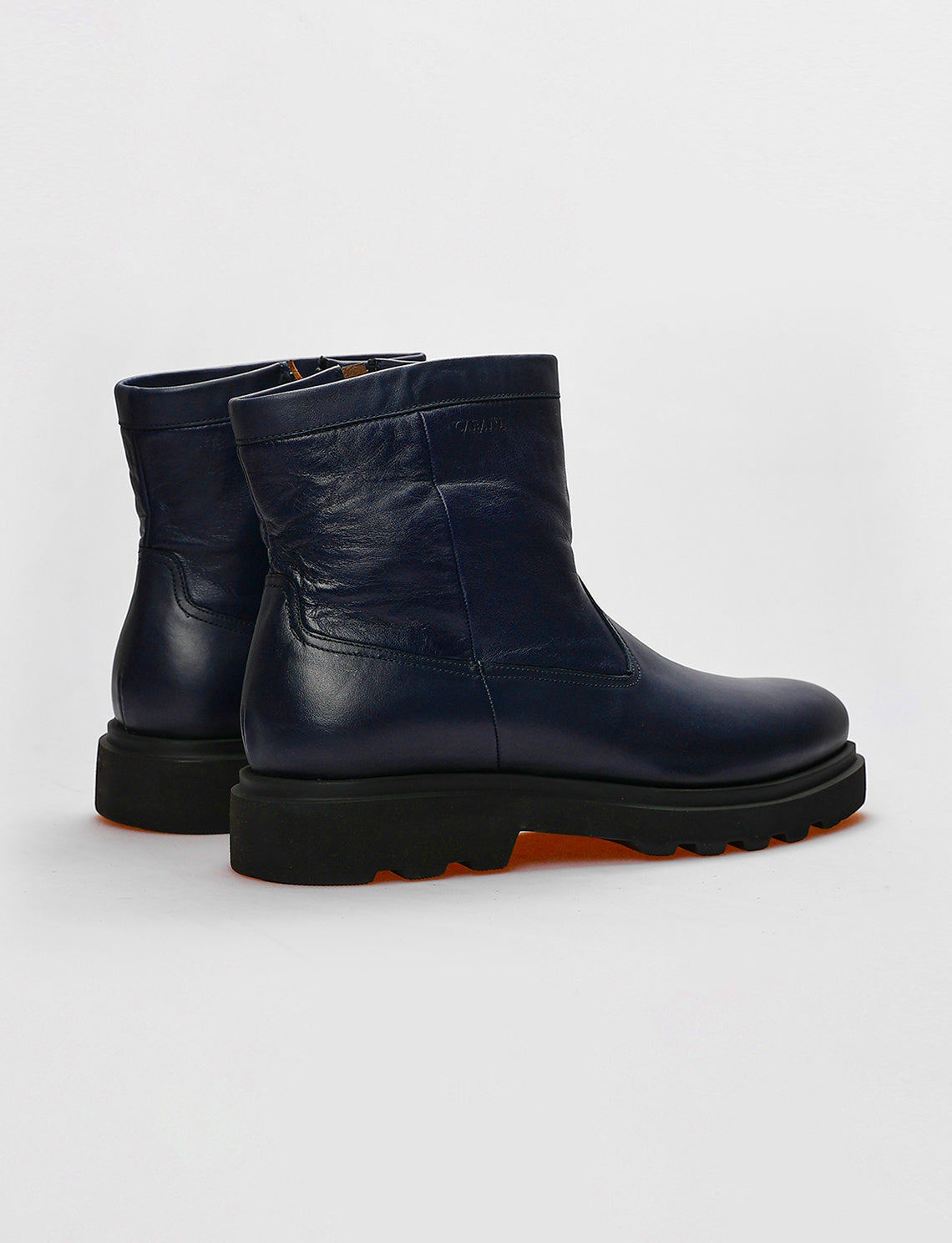 Cabani 584M769 Erkek %100 Hakiki Deri Loafer Bot Lacivert