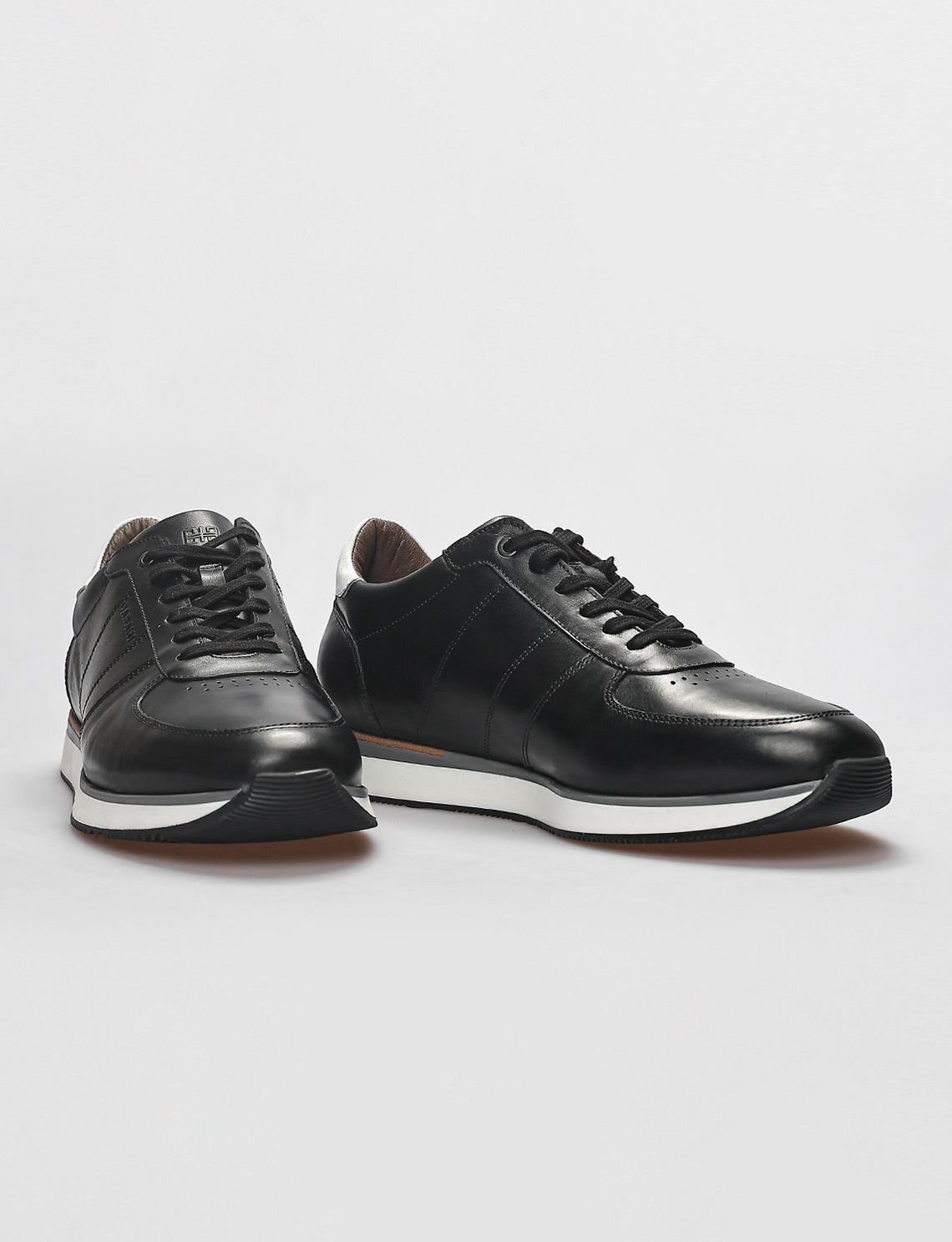 Cabani 570M1639 Erkek %100 Hakiki Deri Sneaker Ayakkabı Siyah