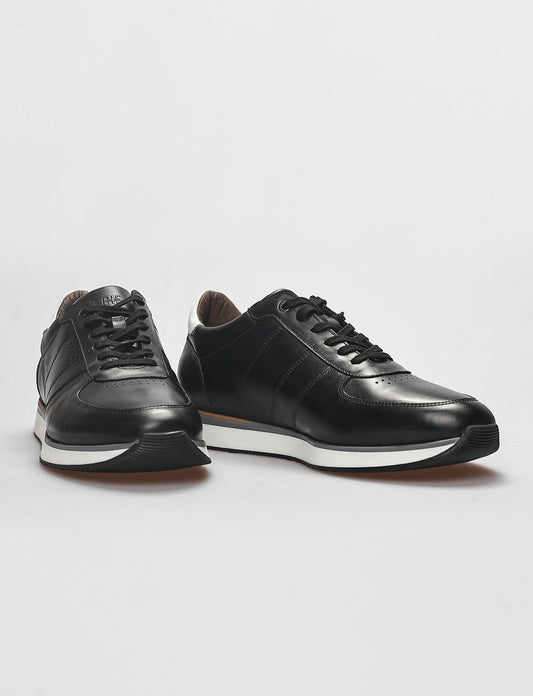 Cabani 570M1639 Erkek %100 Hakiki Deri Sneaker Ayakkabı Siyah