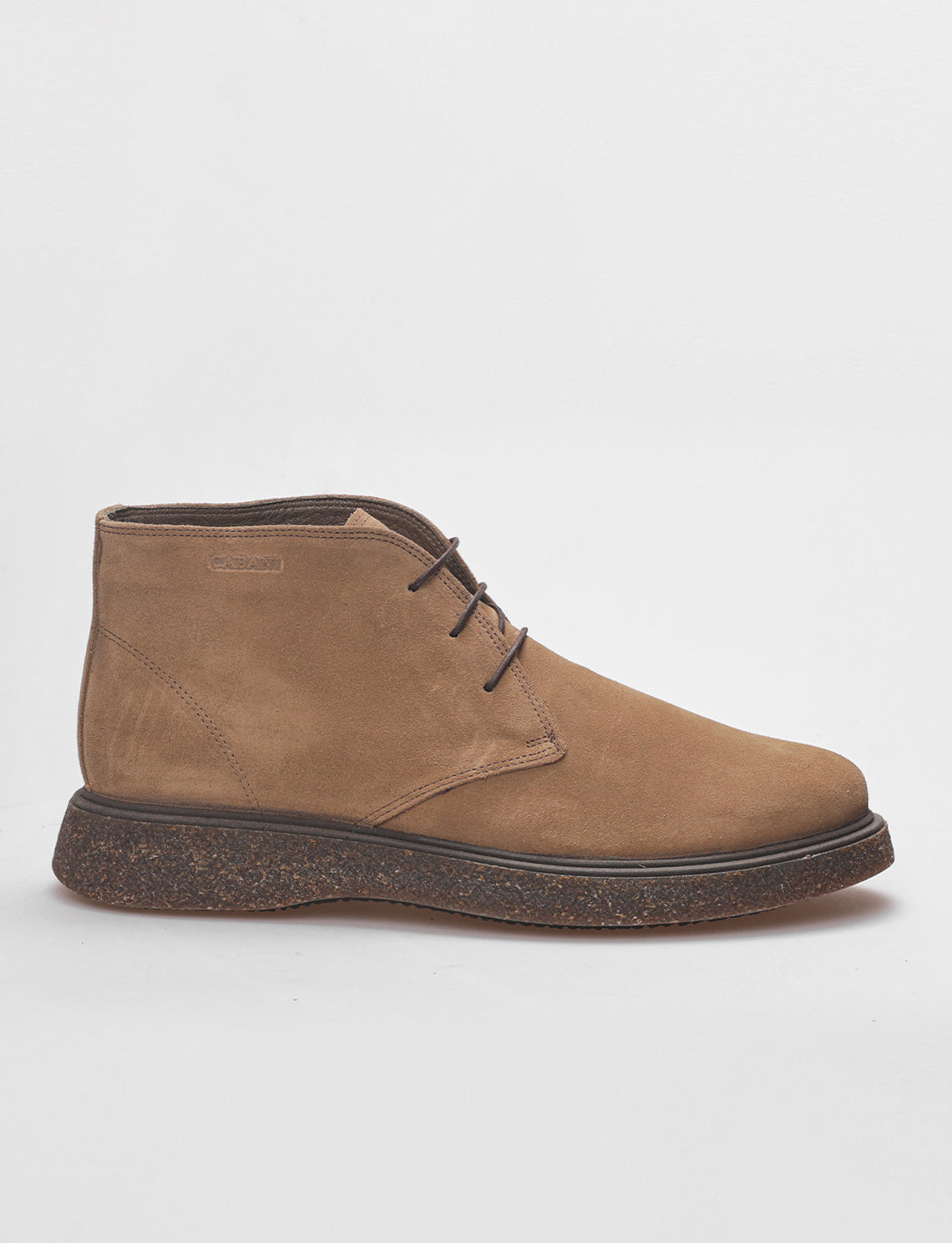 Cabani 583C957 Erkek Süet Hakiki Deri Loafer Bot Taba