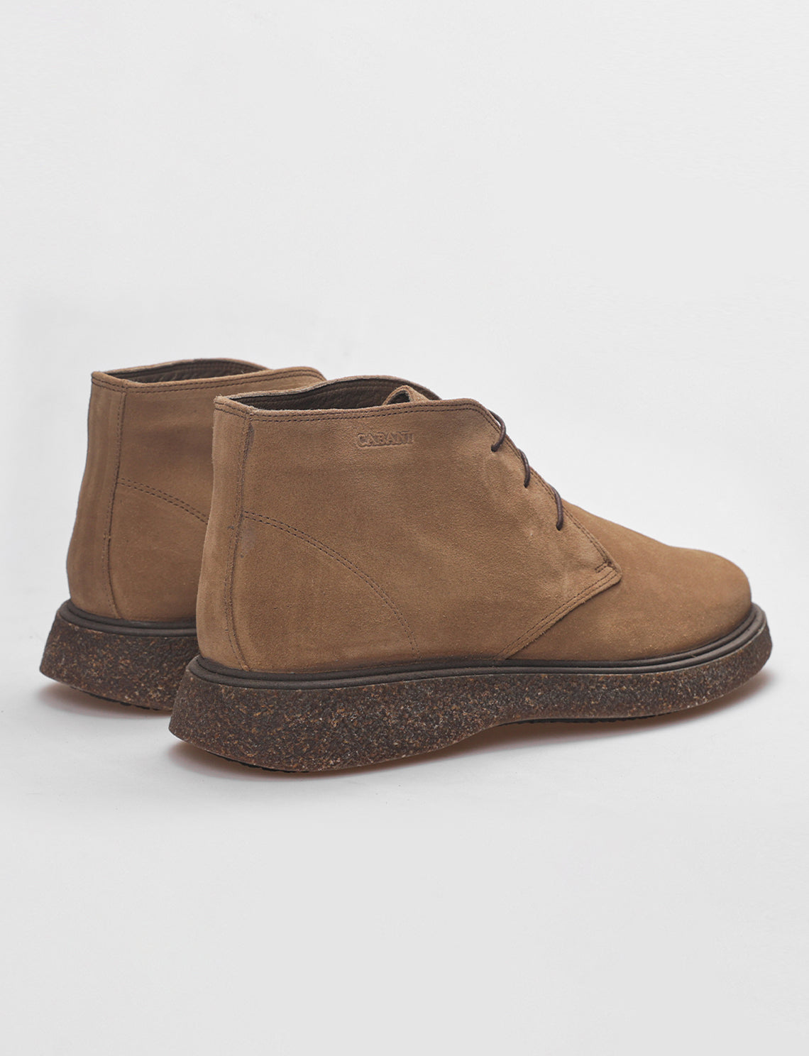 Cabani 583C957 Erkek Süet Hakiki Deri Loafer Bot Taba